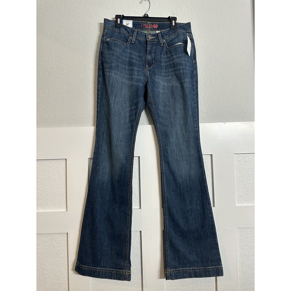 CINCH LYNDEN Flare Blue Denim Jeans Women's Size 31 11R Moderate Rise Slim Fit